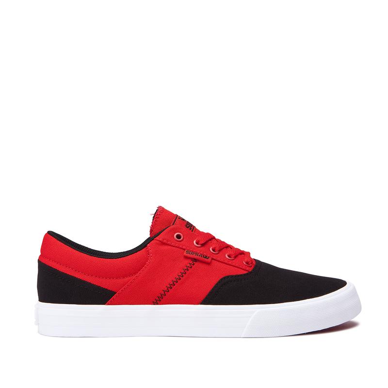 Supra COBALT Sneaker Low Damen Rot / Schwarz Lagerverkauf AEXKC5783